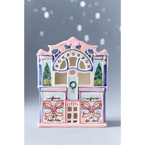 Anthropologie Ceramic Holiday House Bon Bon Shop NEW